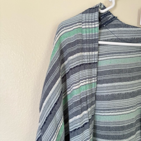 True Craft | Striped Kimono Cardigan | Size L - Picture 2 of 8